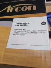 LOT OF 3 - HP black toner cartridges - open box - FAST SHIPPING!