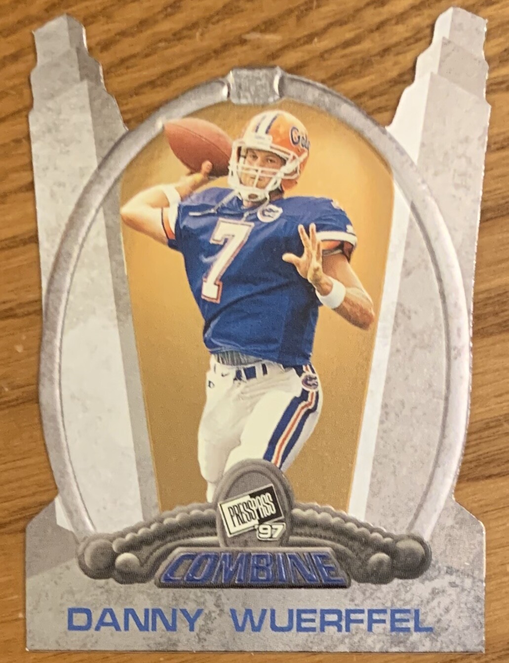 DANNY WUERFFEL, 1997 PRESS PASS "COMBINE" ROOKIE CARD IN EXCELLENT CONDITION ! 