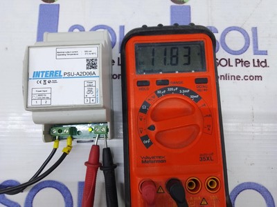 INTEREL PSU-A2D06A Power Supply Unit 240VAC to 12VDC Building Management System