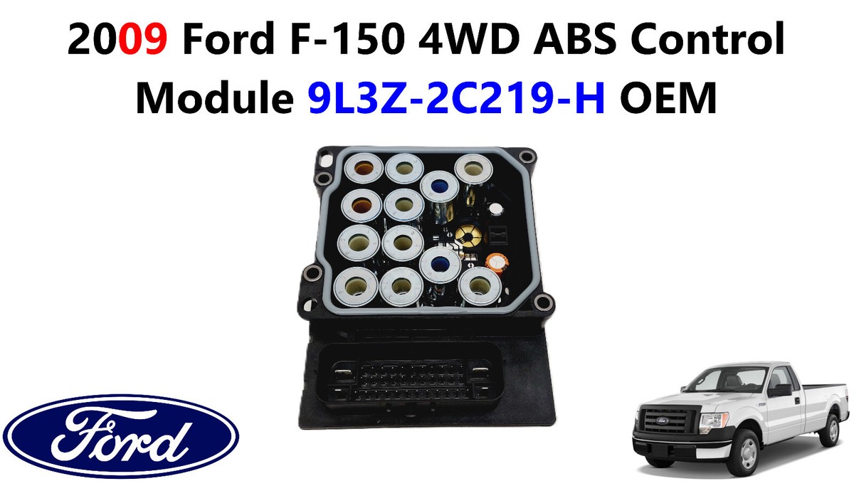2009 Ford F150 4WD ABS Control Module 9L3Z-2C219-H | eBay