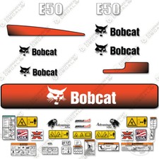Fits Bobcat E50 Decal Kit Mini Excavator - 7 YEAR OUTDOOR 3M VINYL!
