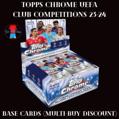 2023-24 Topps Chrome UEFA Club Competitions - Base Cards - Mix and Match