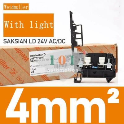 25pcs/box New For Weidmuller Terminal SAKS14N LD 24V AC/  With Light 2697370000 