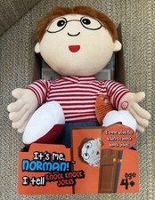 18" It's Me Norman Joke Plush Toy Doll Knock knock Jokes New w/ box
