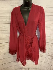 La Senza Women's Red Belted Robe Size S / M