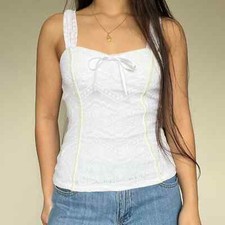 White Lace Tank Top