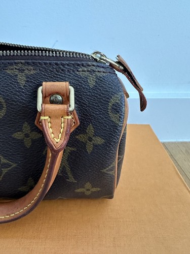 Authentic LOUIS VUITTON Monogram Canvas Speedy Nano - Picture 13 of 20