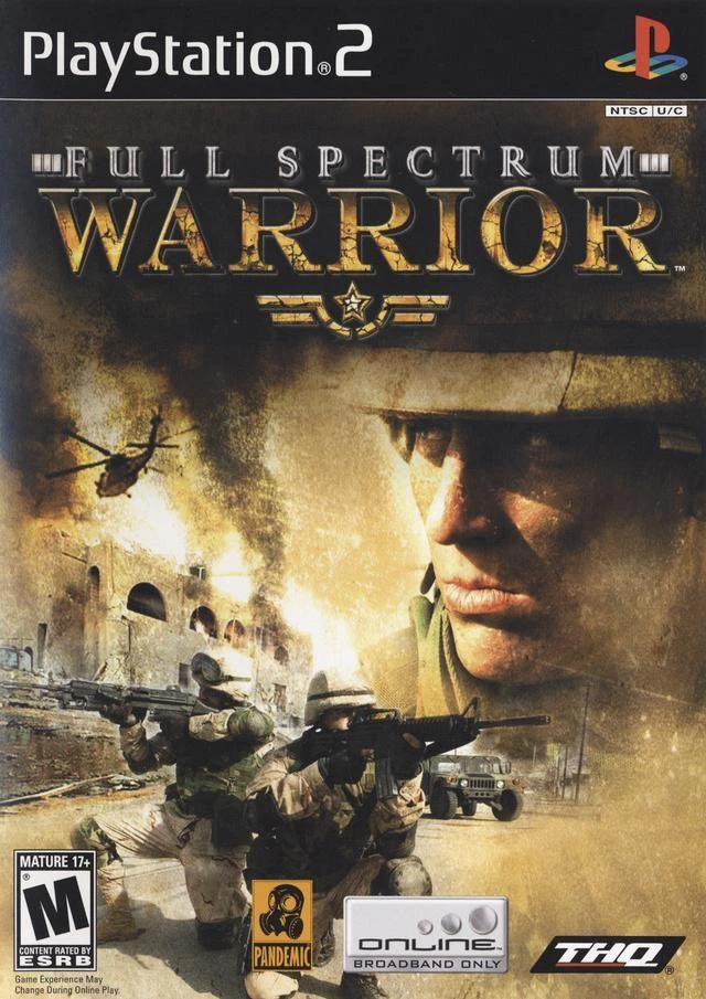 Full Spectrum Warrior PlayStation 2 PS2 Game