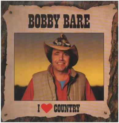 Bobby Bare I Love Country NEAR MINT CBS Vinyl LP