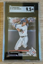 2017 1ST BOWMAN DRAFT BD-194 LOGAN WARMOTH SGC 9.5