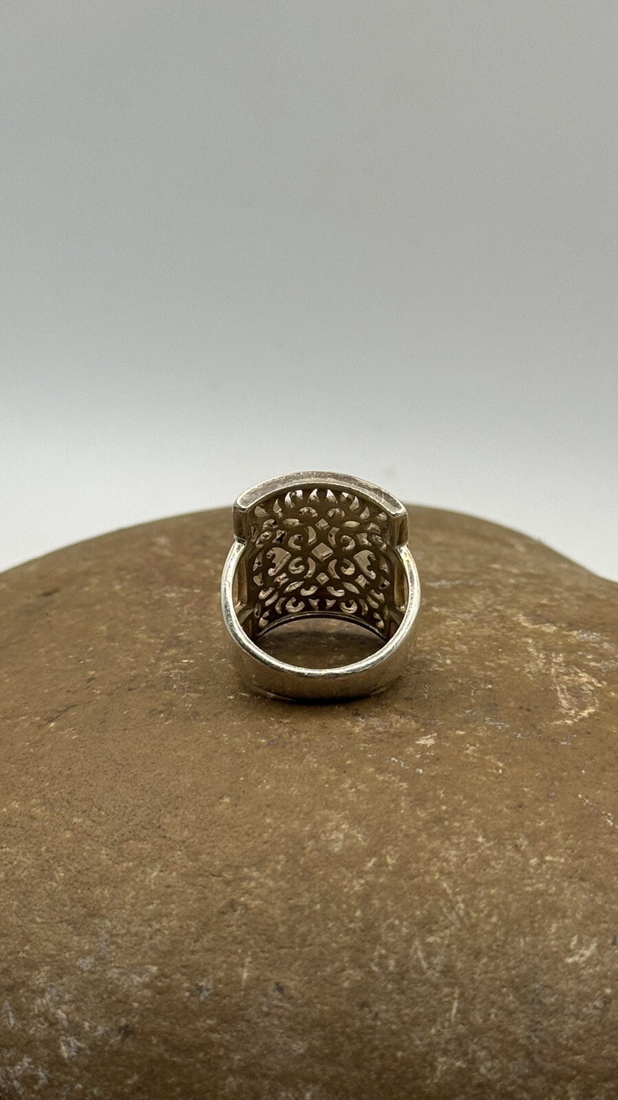 Southern Gates Rectangle Scroll Ring Sterling Sil… - image 9