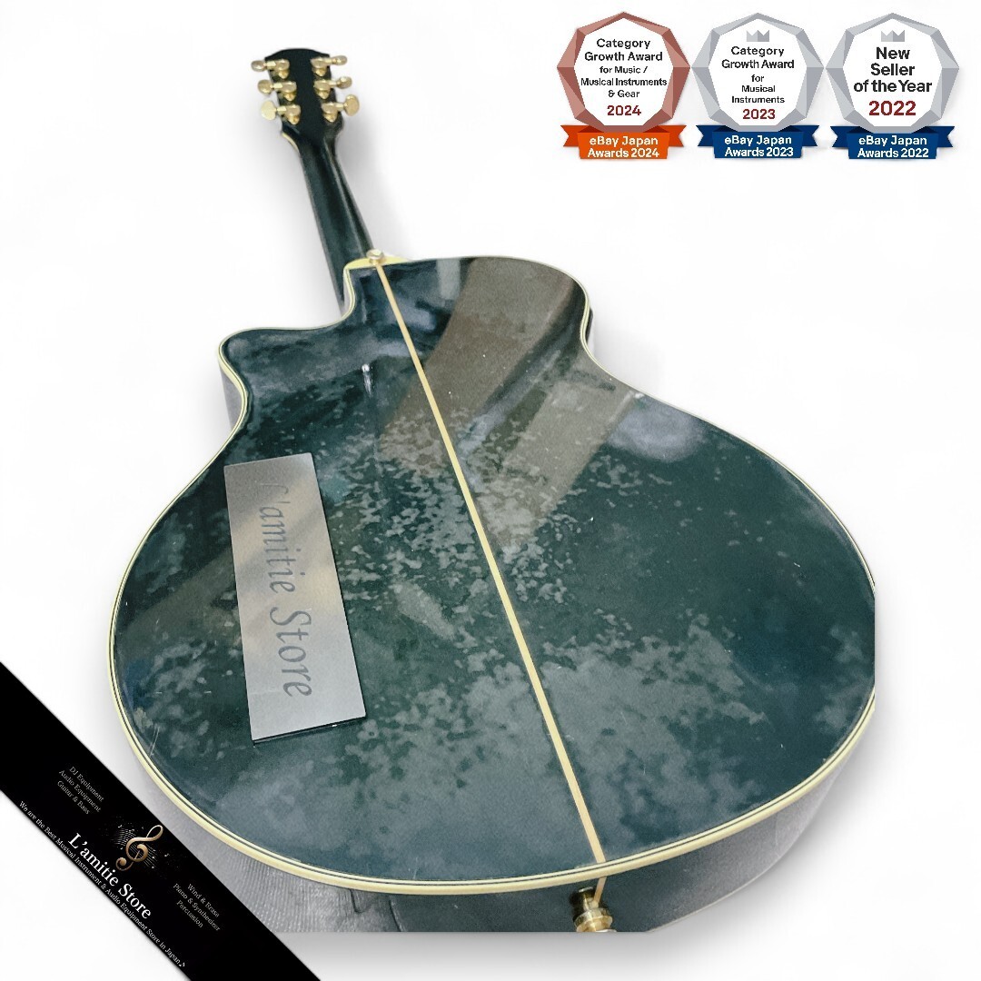 YAMAHA APX-8A 6 String Green Acoustic Guitar Electric