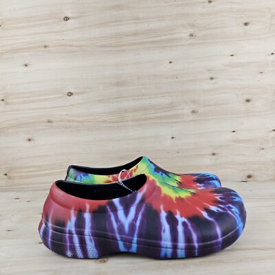 Men Crocs On the Clock Graphic Work Slip-On Colorful 205383-90H Size 11 Crocs OnTheClock Graphic Work 205383-90H Men main image 2