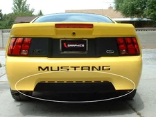 1999-2004 Ford Mustang Rear Lower Bumper Insert Decal Graphics Vinyl Sticker
