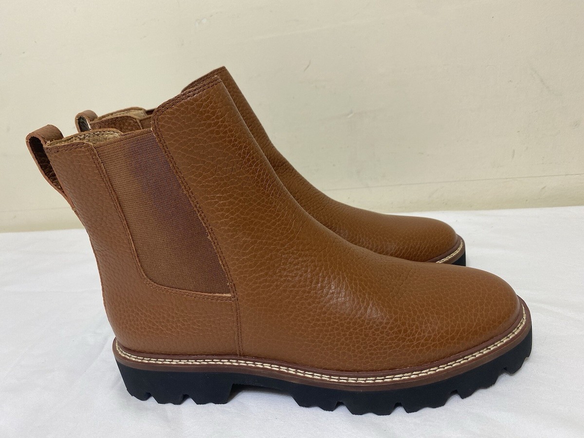 MADEWELL Side Gore Lugsole CHELSEA BOOTS English Saddle NA852