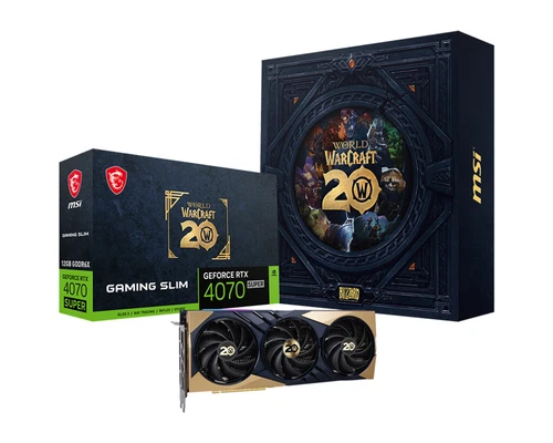 MSI RTX 4070 SUPER 12G GAMING SLIM World of Warcraft EDITION Graphics Card