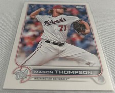 2022 Topps Baseball Series 1 Mason Thompson Washington Nationals Rookie card #38