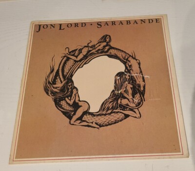 JON LORD SARABANDE VG/VG VINYL LP 33 RUNDEN