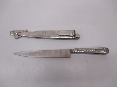 Vtg Elmo Inox Brazil Cowboy Themed Gaucho Boot Knife & Sheath | eBay