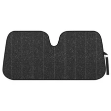 BDK Black Glitter Windshield Sun Shade - Car Sun Visor Sun Shade for Windshie...