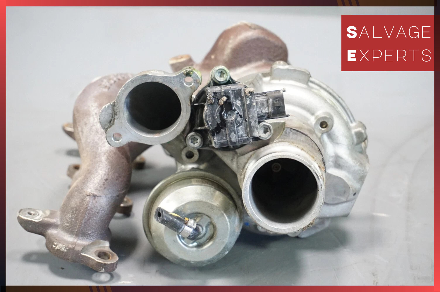 2014-2019 Maserati Ghibli Left Driver Turbocharger Turbo Charger Manifold OEM