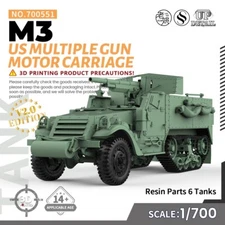 1/700 Military Model Kit US M3 Multiple Gun Motor Carriage