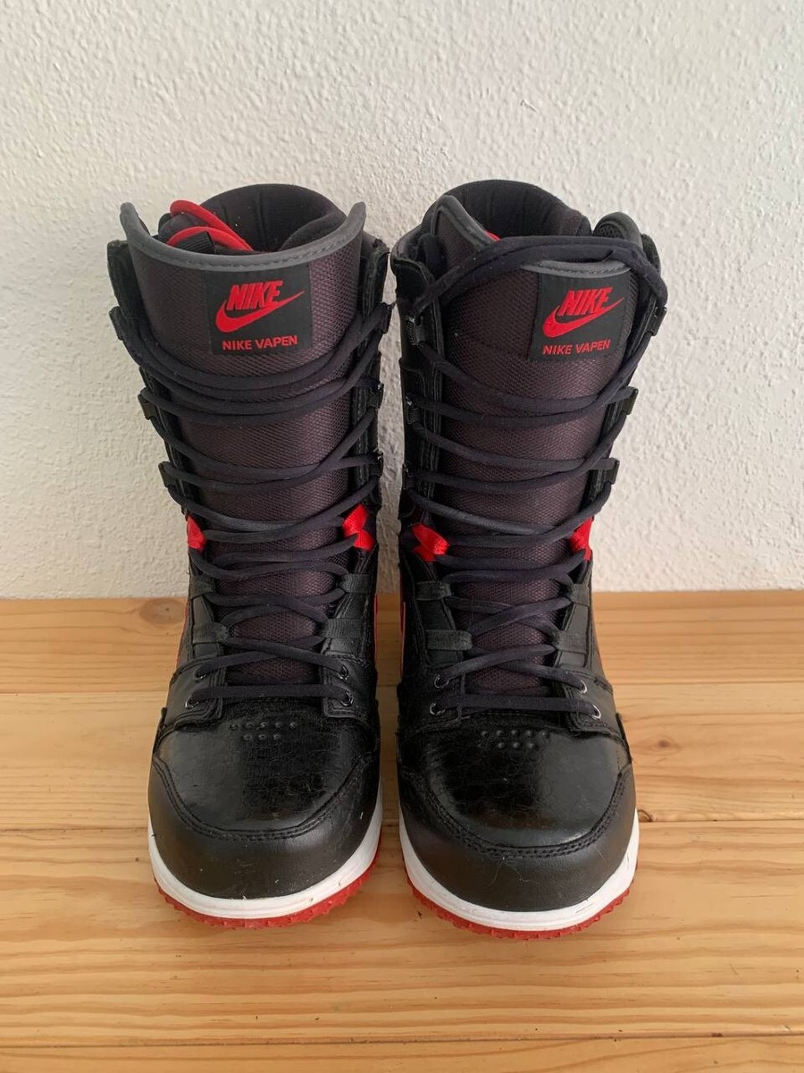 Nike SB Vapen Snowboard Boots Black/Red OG Bred Mens US 8 Nike SB Vapen Snowboard Boots Black/Red OG Bred Mens US 8