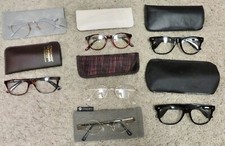 Lot of 7 Clear lens Fashion Eyeglasses Lot of 7 pairs mixed lot of Fashion