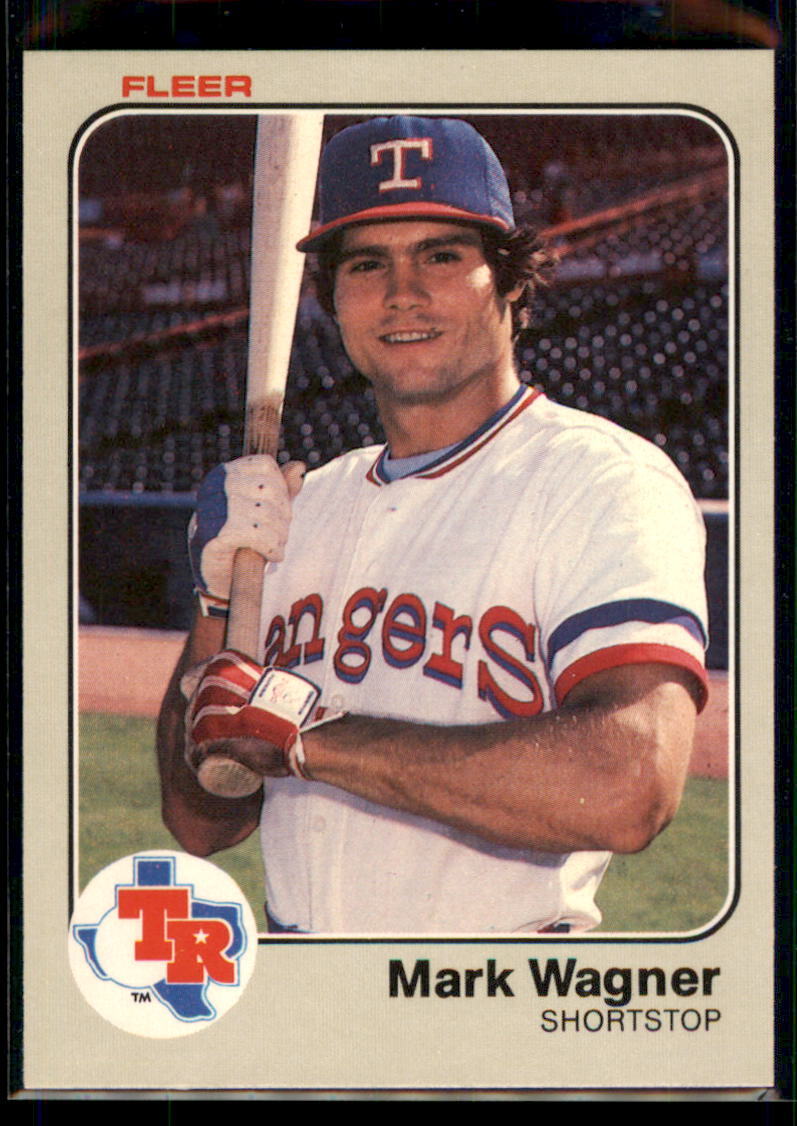 1983 Fleer Mark Wagner #582 Texas Rangers