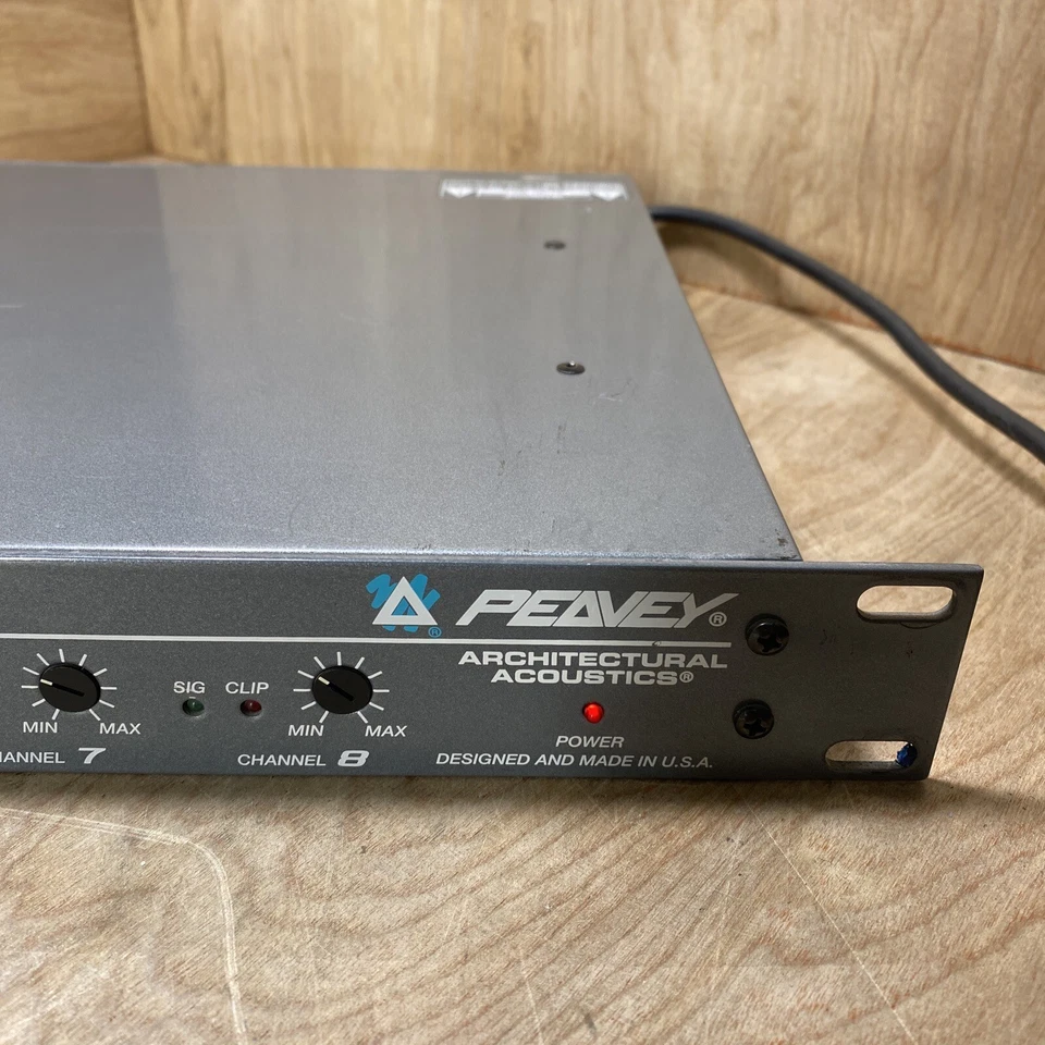 Peavey Architectural Acoustics, 8 Channel Pre Amplifier, Model: A/A-8P untested - Image 3 of 4
