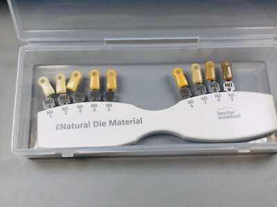 2Sets Ivoclar Vivadent IPS Natural Die Material Dental Teeth Shade Guide ND1-9