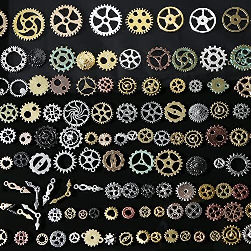 Vintage Antik Steampunk Ausrüstung Mix Steampunk Rad Legierung Ausrüstung Basteln Schmuck - Bild 1 von 7