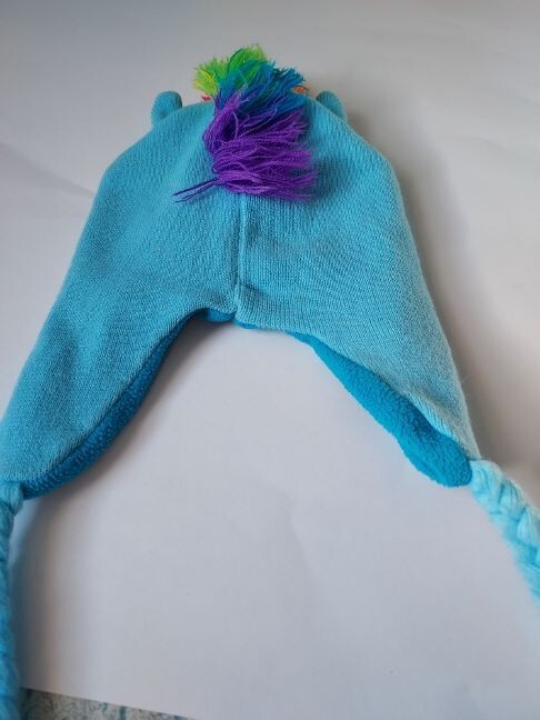 Cappello in maglia My Little Pony Hasbro Beanie blu colorato per bambini ragazze