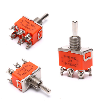 Momentary Toggle Switch (ON) OFF (ON) Spring Return 6 Pin Latching Swi_DSD-lk