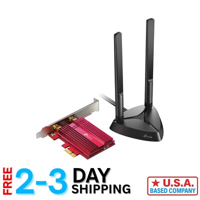 Ultimate WiFi 6 AX3000 PCIe Card - 2400Mbps, Bluetooth 5.2, MU-MIMO Technology