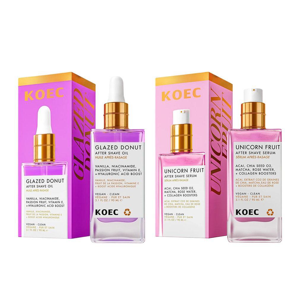 Aceite para después del afeitado con sabor a fresa para pieles suaves, aceite p+