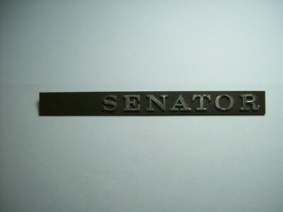 Schriftzug  '' SENATOR  ''  - gebraucht - Rarität