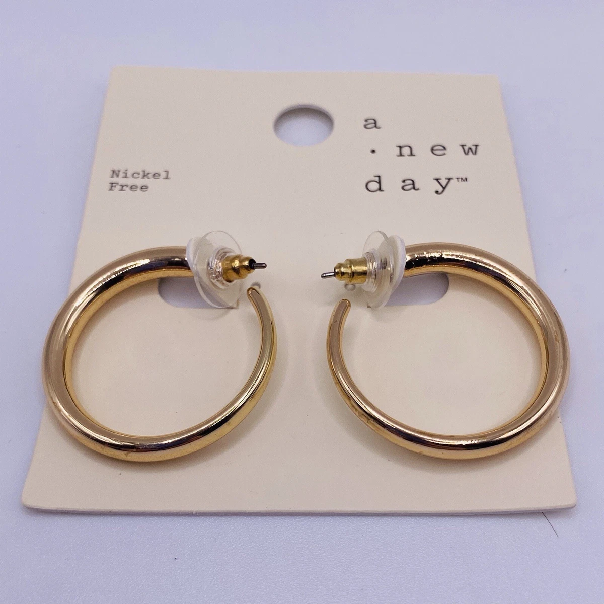 A new deals day hoop earrings