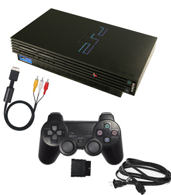 GUARANTEED FAT Playstation 2 Console PS2 BRAND NEW Controllers PS1 Compatible G