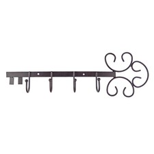 Metal Key Shaped Wall Hook Rack Key Dog Leash Coat Hanger Copper or Brown Finish