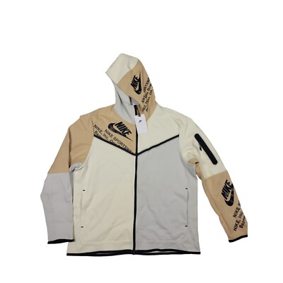 Nike Sportwear Tech Fleece Graphic Mens Size XL Full-Zip Hoodie