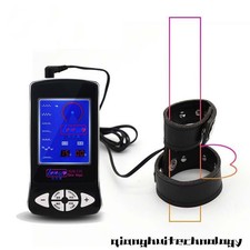 E-Stim Electric Pulse Host Shocking Male Ring Device Therapy Stretcher Enhance