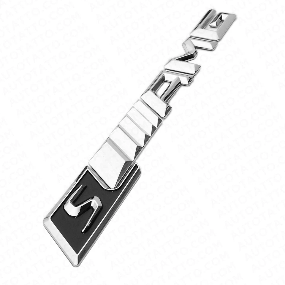 Mercedes S AMG Edition Trunk Emblem Logo 3D Sticker Badge Decoration Sport OEM — 第 3/4 张图片