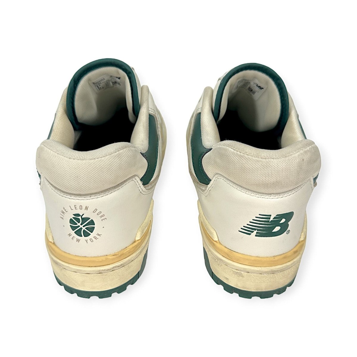 New Balance | M 9.5 / W 11 | NB 550 Aime Leon Dore White/Natural-Green BB550A2 New Balance 550 Aimè Leon Dore  main image 2