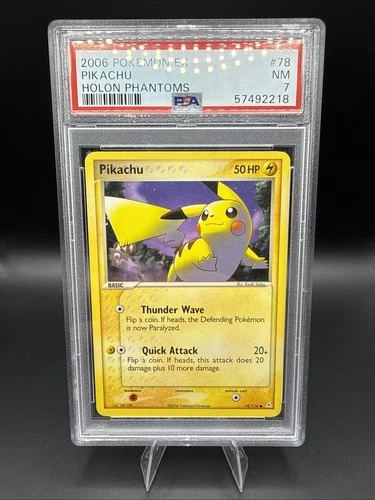 Pikachu 78/110 Holon Phantoms Regular PSA 7
