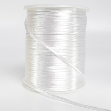 2 Mm X 330 Feet Satin Nylon Cord, Silky Smooth Nylon String for Jewelry Making B
