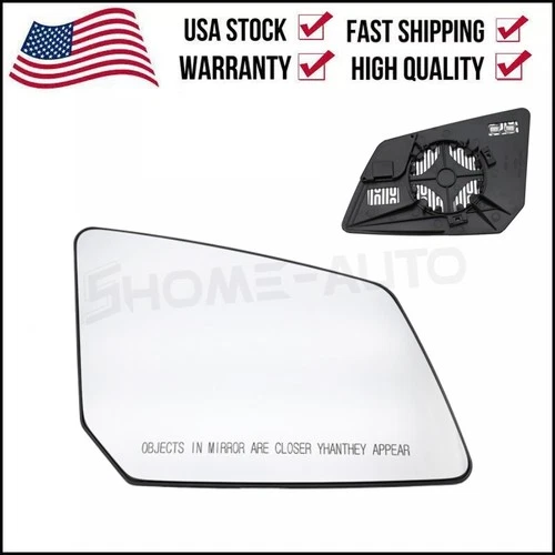 Rear Traverse View Mirror Glass Right Passenger Side Heated For 09-16 Chevrolet