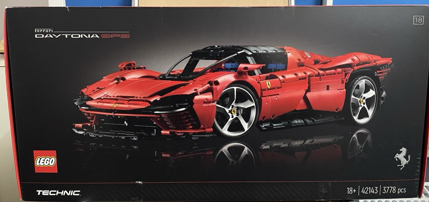 Lego® Technic 42143 FERRARI DAYTONA SP3 - Neu- OVP 3778 Teile HÄNDLER 16956