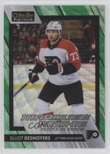 2023 O-Pee-Chee Platinum Marquee Rookies Emerald Surge 5/10 Elliot Desnoyers 0c3