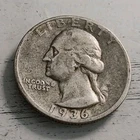 1936-D Washington Quarter 90% Silver #1
